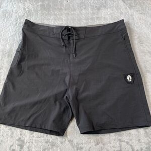 Beardedgoat Swimming‎ Shorts Trunks Mens 38 Black Inland Summer Beach Vacation